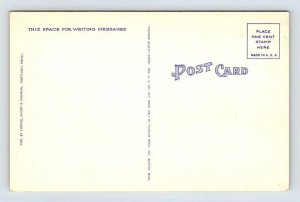 Portland Maine Morrill's Corner Pickwick Tap Lunch - Old Bus & Cars Postcard