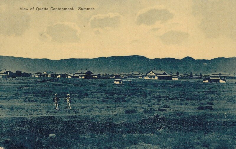 Pakistan View of Quetta Cantonment Summer 04.92