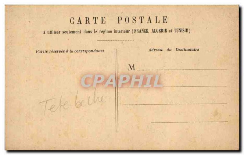 Old Postcard Paris Buttes Chaumont