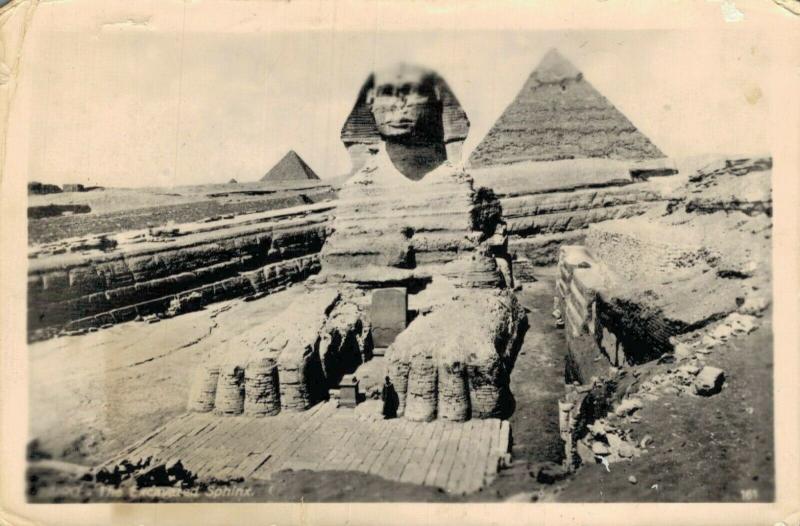 Egypt The Excavated sphinx 02.06