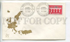 448197 Belgium 1984 year FDC Europa