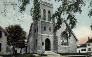 M.E. Church - Brewer, Maine ME Postcard