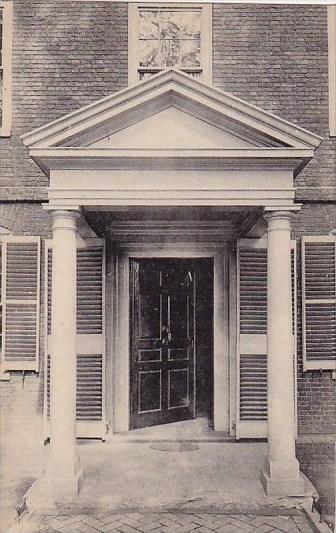 Doorway Of The Wadsworth Longfellow House Portland Maine