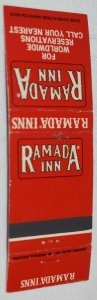 Ramada Inn Red 20 Strike Matchbook Cover