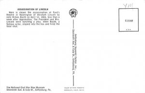 National Civil War Wax Museum Gettysburgh, Pa, USA Civil War Postcard