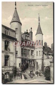 Troyes - L & # 39Hotel Vauluisant - Old Postcard