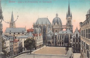 A106 Germany 1911 Aachen Cathedral St Foilans Church Chorusplatz postcard