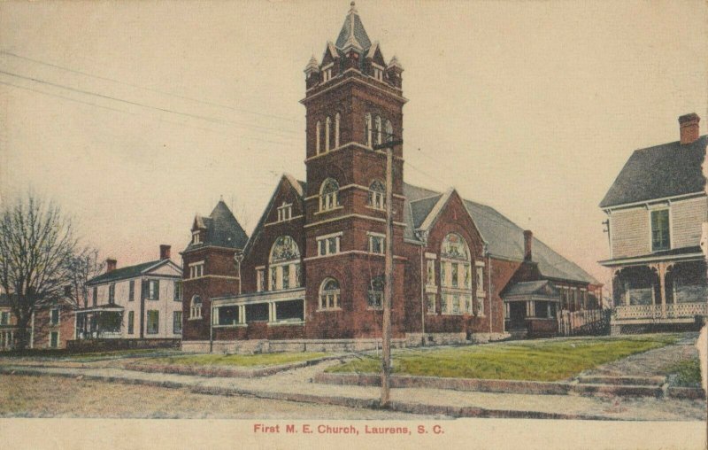 LAURENS , South Carolina ,1900-10s ; First M.E. Church