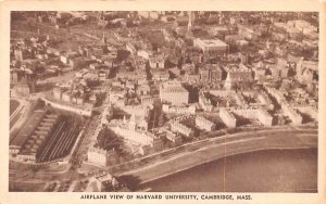 Airplane View of Harvard University in Cambridge, MA