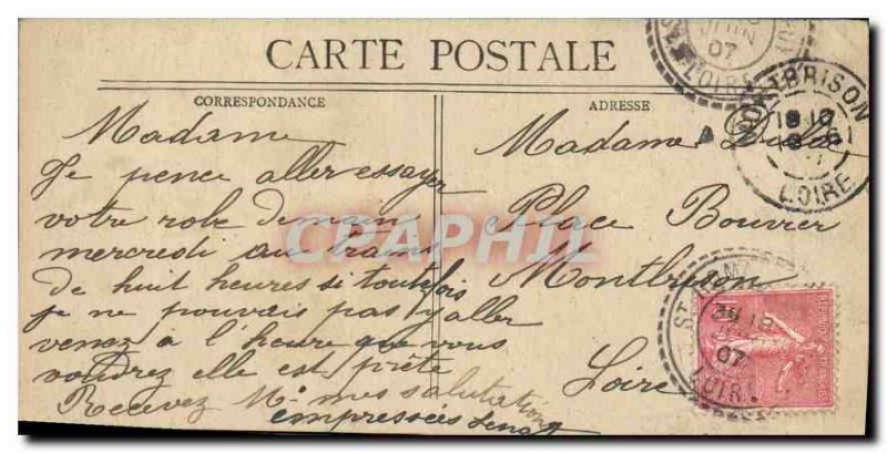 Postcard Old Paris Basilique du Sacre Coeur