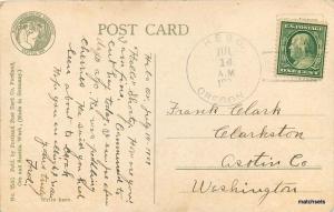 1909 Tillamook Oregon Lower Nestucca Valley AYPE Seal Portland postcard 976