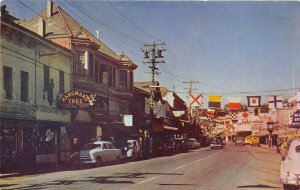 Placerville California 1950s Postcard Main Street Hangmans Tree Historic Spot