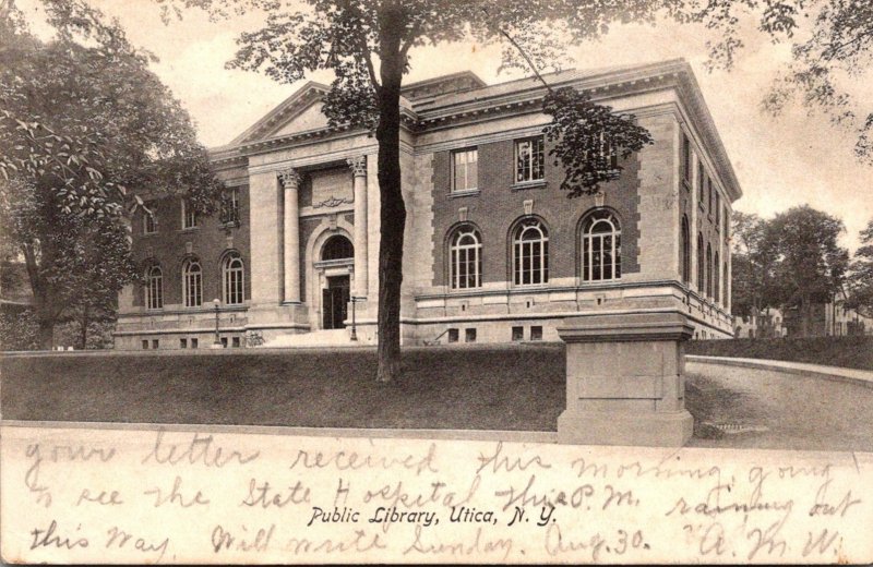 New York Utica Public Library 1907