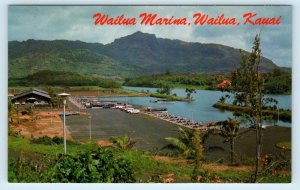 WAILUA, Kauai, HAWAII ~ WAILUA MARINA ~  c1960s  Postcard