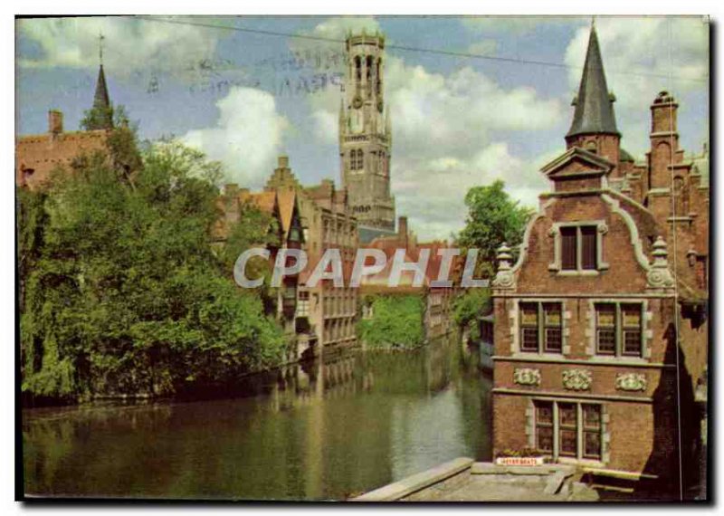 Postcard Modern Bruges Quai du Rosaire