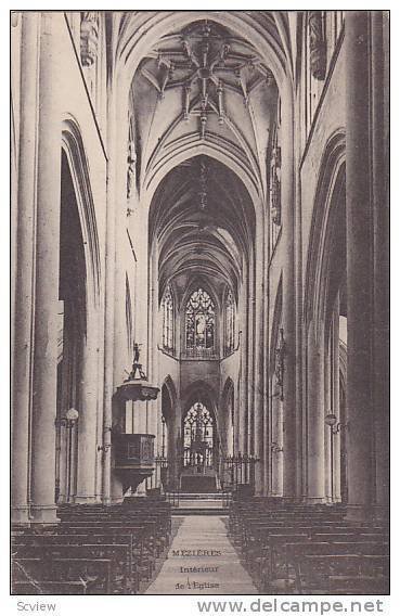 Interior of church, MEZIERES, Champagne-Ardenne, France, 00-10s