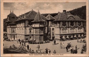 Czech Republic Lazne Luhacovice Januv Dum Luhačovice Vintage Postcard 03.77