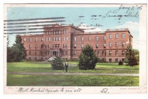 Woman's Building, Michigan Agricultural College, Lansing, Antique 1906 Postcard