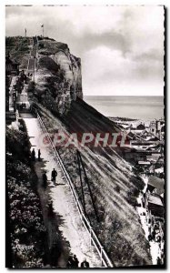 Postcard Modern Treport The Stairs d & # 39acces terraces