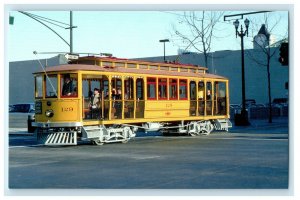 c1960s SJRR #129 Semi Open Car San Jose California CA Unposted Postcard