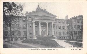 Hagerstown Maryland birds eye view Kee-Mar College antique pc Y12079