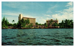 Panoramic View Naniloa Hotel Hilo Big Island Hawaii Postcard