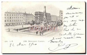 Old Postcard Monument Carnot Lyon