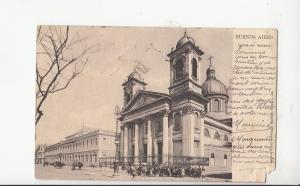 B80743 iglesia del salvador   buenos aires  argentina  front/back image