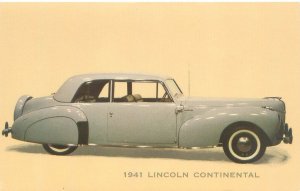 1941 Lincoln Continental, Petit Jean Mountain, Morrilton AR  Chrome Postcard