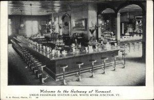 WHITE RIVER JUNCTION VERMONT VT Union Passenger Train Station Caf� PC