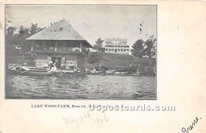 Lake Wood Farm - Roscoe, New York NY Postcard