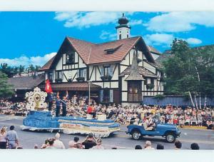 Unused Pre-1980 PARADE FLOAT AT FESTIVAL Frankenmuth Michigan MI hp0650