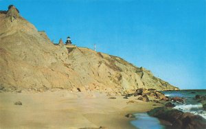 Block Island RI Clay Banks Southeast Lighthouse, Postcard