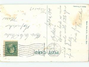 Divided-Back MONUMENT Somerville Massachusetts MA HJ8053