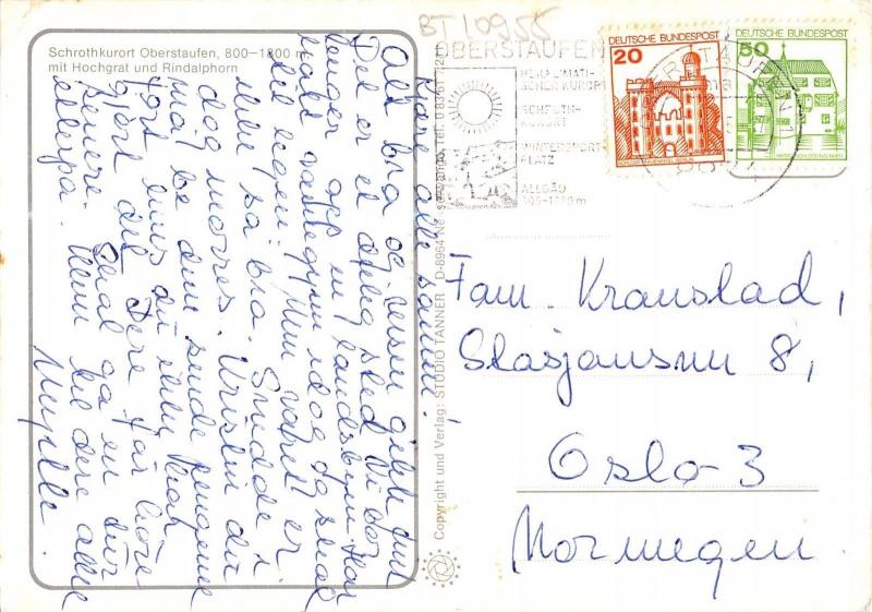 BT10955 Schrothkurort oberstaufen oberallgau     Germany