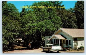 ASHLAND, OR Oregon ~ LITHIA AUTO COURT c1950s Roadside Jackson County  Postcard