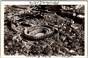 Arles Vue Generale Theater France Panorama of the Buildings Postcard