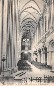 BR72560 bayeux la cathedrale la grande nef prise de la vant choeur    france