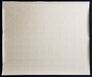 THIRD REICH ORIGINAL COMPLETE SHEET WW2 FELDPOST 1943 SMALL PACKET STAMPS MNH