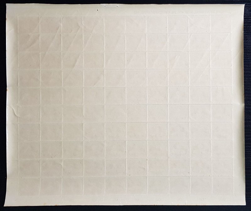 THIRD REICH ORIGINAL COMPLETE SHEET WW2 FELDPOST 1943 SMALL PACKET STAMPS MNH