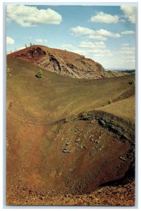 Pocatello Idaho Postcard Big Craters Moon National Monument 1984 Vintage Antique