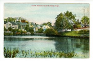 MA - Plymouth. Town Brook, Alms House Pond