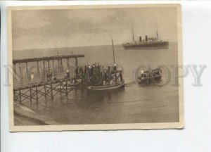 435718 USSR Sochi steamer Lenin at the pier Vintage postcard