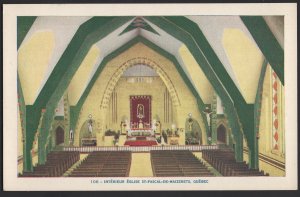 Quebec Interieur Eglise St-Pascal-De-Maizerets, Quebec City~ WB