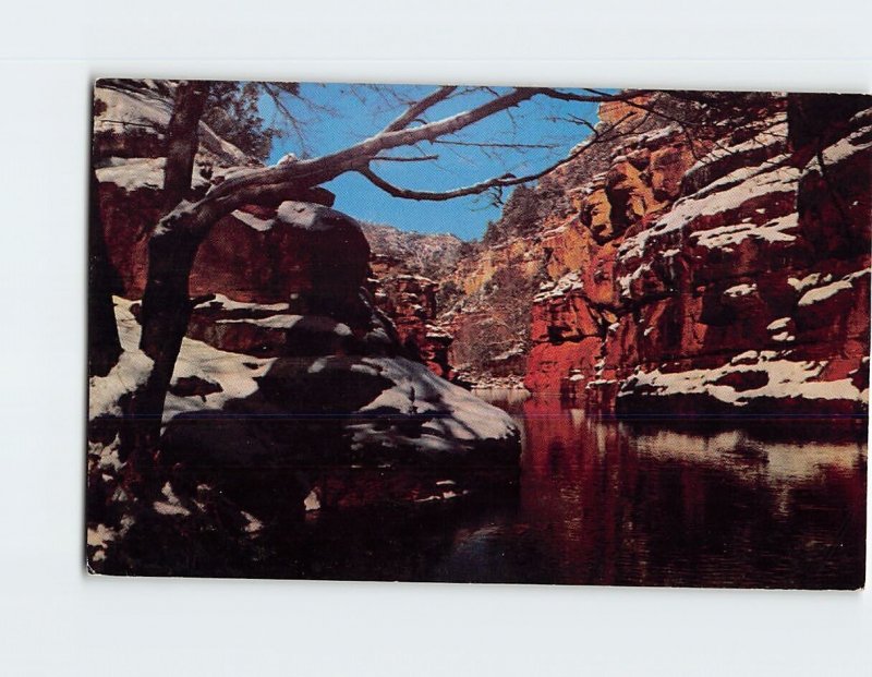 Postcard Wintertime in Oak Creek Canyon, Arizona