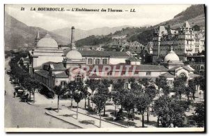 Old Postcard La Bourboule L & # 39Etablissement Thermes