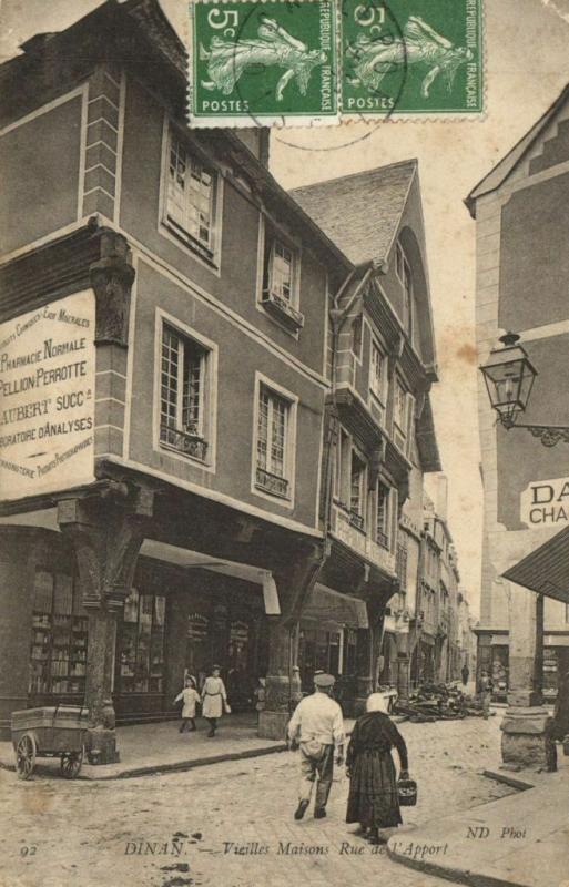 CPA DINAN - Vieilles Maisons - Rue de l'Apport (104300)