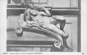 Cappella Medicea Firenze Statues / Monuments Unused real photo