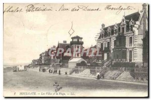 Old Postcard Houlgate Villas and Beach