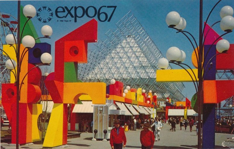 Expo67 - Montreal QC, Quebec, Canada - World Fair 1967 - La Ronde Amusement Park